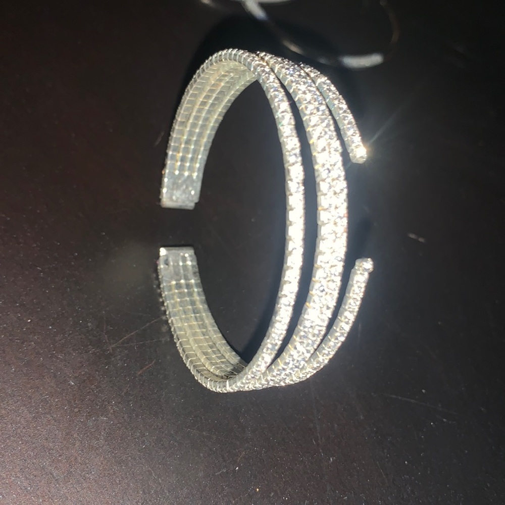 Prom earrings and bracelet